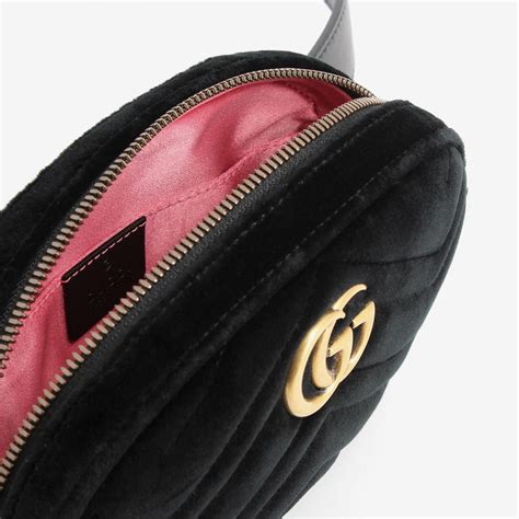 velvet gucci bag review|gucci marmont belt bag velvet.